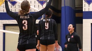 Feb. 10th, 2025 - HIGHLIGHTS - SEMI FINALS Junior Girls Volleyball - Bishop Reding vs Notre Dame