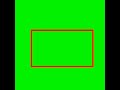 red rectangle mark green screen square