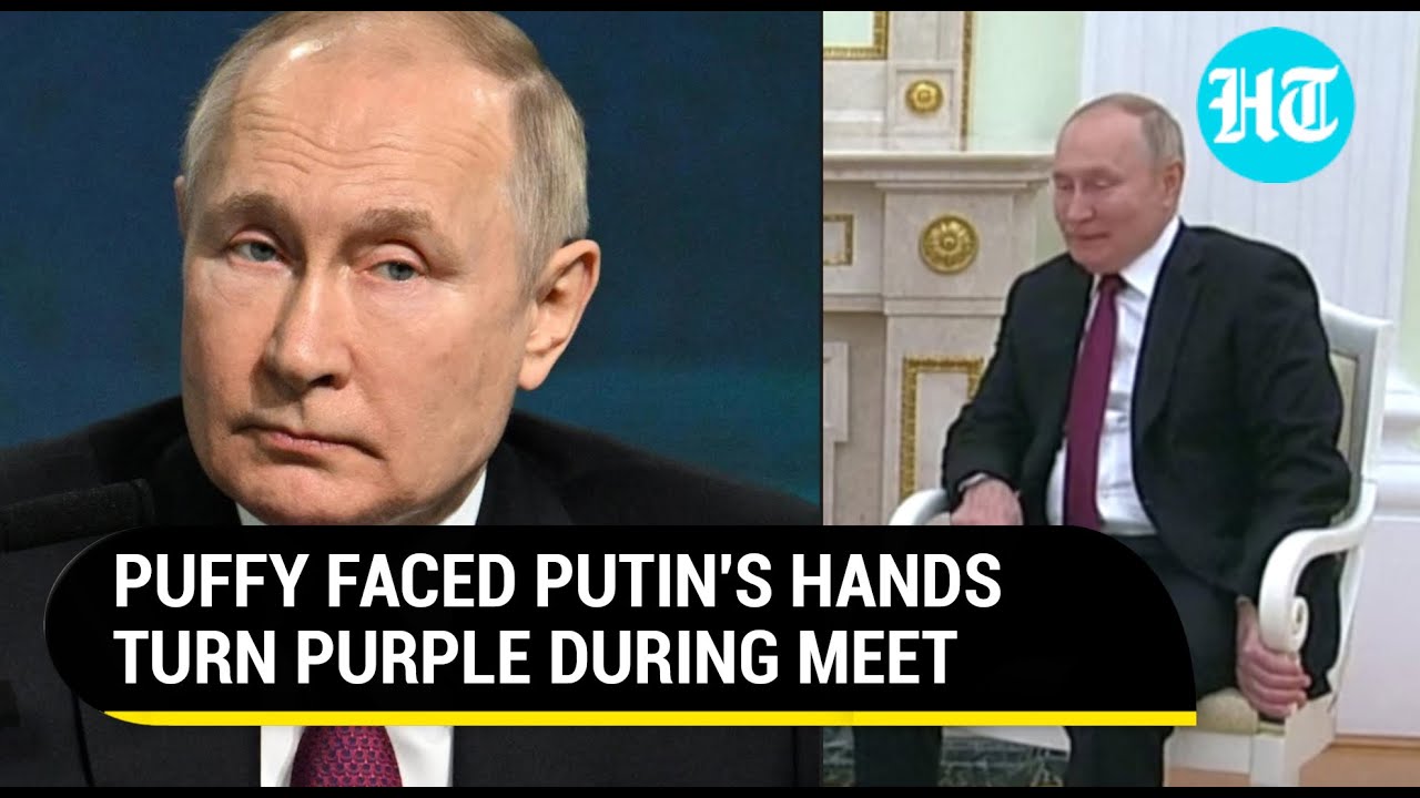 Putin's Hands Turn Purple, Clutches Chair During Meet; Russian ...