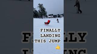 I finally landed this Speed Jump 🤙 #winter #landedit #canada #snow #winteractivities