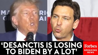 JUST IN: Trump Hits DeSantis After Florida Governor Replaces 2024 Presidential Campaign Manager