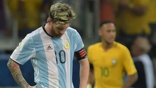 (Relato argentino) Brasil 3 Argentina 0 -  (Rodolfo De Paoli) - Resumen y goles - Eliminatorias 2018