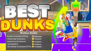THE BEST DUNK ANIMATIONS ON NBA 2K24! NEVER GET BLOCKED AGAIN WITH THESE DUNK PACKAGES!