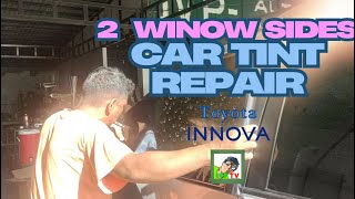 2 WINDOW SIDES CAR TINT REPAIR