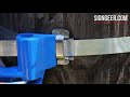 how to use a steel banding tool. sign banding system. signgeer.com