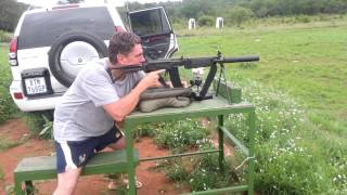 Shooting a South African made LM4 suppressed.