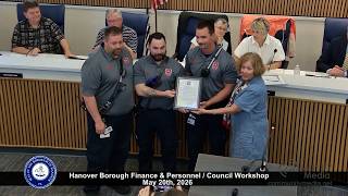 Hanover Borough Council Finance & Personnel Committee - 05/20/2026