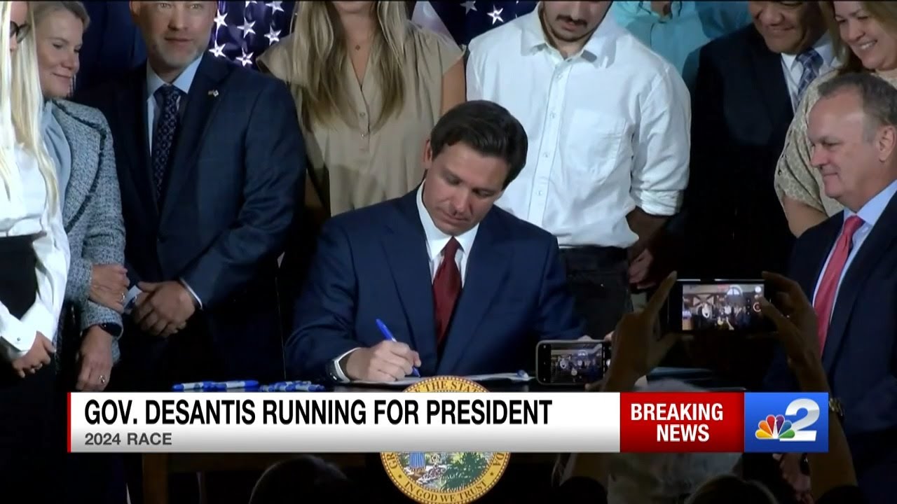 Governor Ron DeSantis Enters 2024 Presidential Race - YouTube