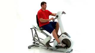 PhysioCycle RXT-900 Recumbent Elliptical and Stepper with Arm Cycle