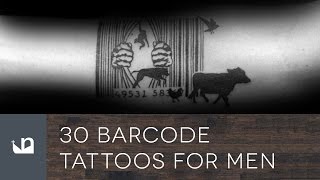 30 Barcode Tattoos For Men