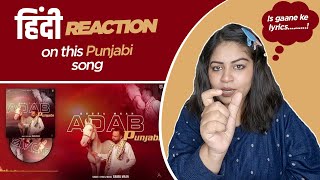 Reaction on  Adab Punjabi || Babbu Maan ||