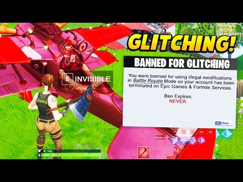 i tested using bannable glitches to get banned on fortnite fortnite battle royale - is fortnite illegal
