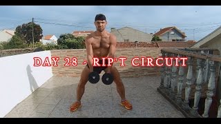 DAY 28 - 25 MIN FAT BURNER WORKOUT -  RIP'T CIRCUIT