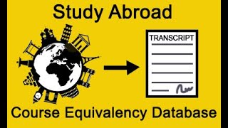 Education Abroad Course Equivalency Process