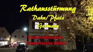 Rathausstürmung KVE-Elwetritsche Dahn/Pfalz Germany 11.11.2014 Clip 1