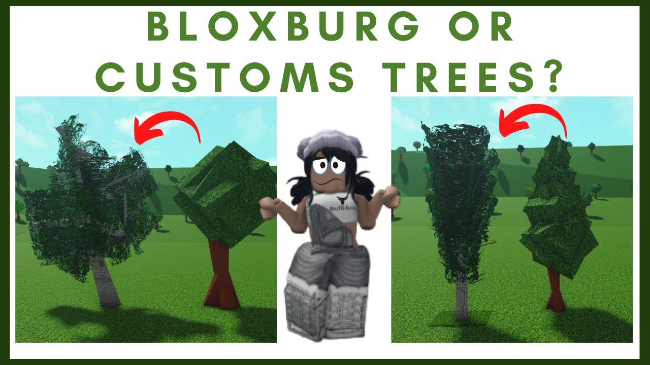 HOW To Make CUSTOM TREEs On BLOXBURG- Tutorial/building Hack/tips ...