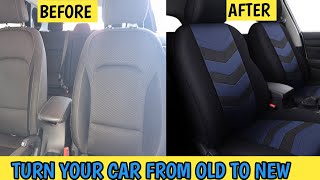 Turn Your Car From Old To New / Quick And Easy Seat Cover Installation / Car Seat Cover Installation