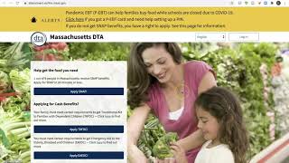 Supplemental Nutrition Assistance Program (SNAP, food stamps) Guide MA
