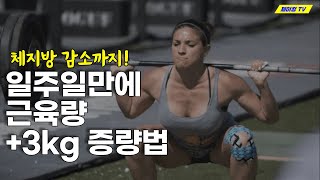 일주일만에 근육량 3kg 증량하는법ㅣ여성들이 근육량이 안느는 이유