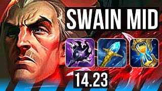 SWAIN vs AHRI (MID) | Dominating | BR Challenger | 14.23