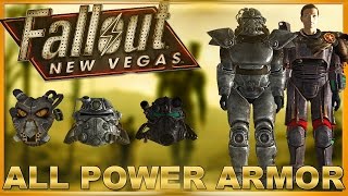 Fallout New Vegas: ALL POWER ARMOR SETS AND ALL VARIATIONS! (+DLC)