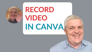 How to RECORD Your Screen & Face In CANVA Editor [ Beginner Tutorial ]