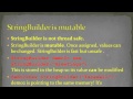 StringBuilder and String Java Objects Compared