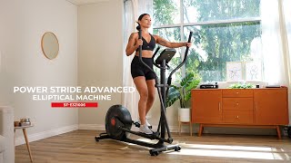 Sunny Health & Fitness | Power Stride Advanced Elliptical Machine - SF-E321006