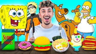 Eating Only Cartoon Food For 24 Hours!