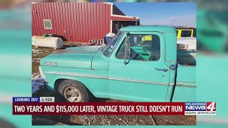 Two years and $115,000 later, vintage truck still doesn't run