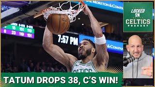 Boston Celtics ride Jayson Tatum's 38 to win over Utah Jazz
