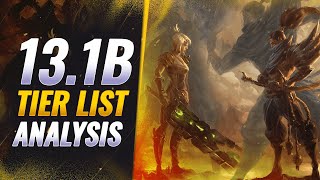 New Tier List Patch 13.1B IN DEPTH ANALYSIS - League of Legends