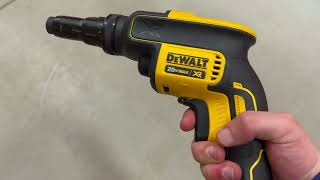 DEWALT DCF622B 20V MAX  XR Versa ClutchTM Adjustable Torque Screwgun Review