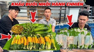 Hữu Bộ | Làm Mâm Khấu Đuôi Lòng Già Chiên Nhồi Hành