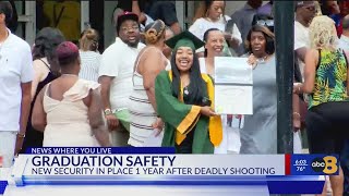 First Huguenot High School students graduate since deadly shooting last year