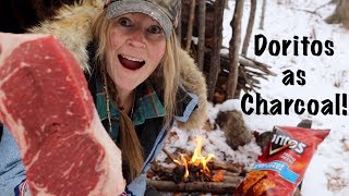 How to Cook a Steak over Flaming Doritos | Redneck BBQ