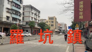 江門市新會區：遊走在江門新會區羅坑鎮。拍攝羅坑鎮街景，一排排的商铺关门歇业，招租轉让，看到的是一片萧条，昔日的繁榮已不再！