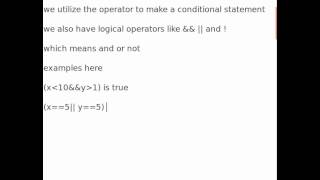 Javascript Tutorial 4 - operators