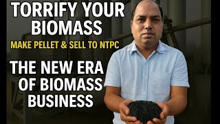 Torrefaction of Biomass , Carbonization of Biomass Biomass Pellet Plant बायोमास टोरेफेक्शन प्रोसेस