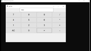 GUI Calculator In Python With Source Code | Source Code & Projects