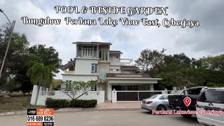 POOL & BESIDE GARDEN Modern Bungalow House Design,Perdana Lakeview East,Cyberjaya.