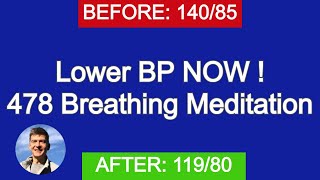 478 breathing exercise | Meditation to lower blood pressure