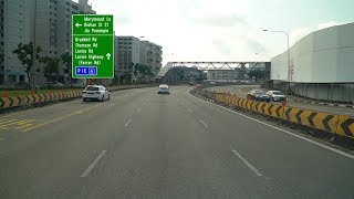 Travel Route from Upper Thomson Road to Lornie Highway