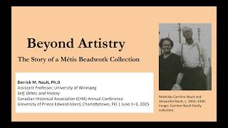 Beyond Artistry: The Story of a Métis Beadwork Collection