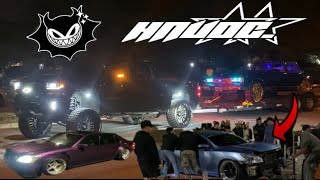 STATIC CARS BEACHED AT HALLOWEEN MEET! (5STAR DT MEET & HAVOC X STAY TUNED MEET!)