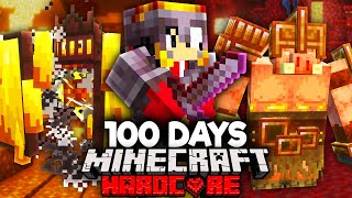 I Survived 100 Days In The MUTANT NETHER!