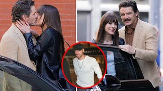 Chris Martin FURIOUS as Dakota Johnson Gives Pedro Pascal Sweet Kiss!