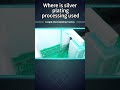 where is silver plating processing used