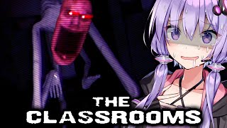 海外で話題！モンスターだらけの学校迷宮ホラーゲーム『The Classrooms』_#1【VOICEROID実況/結月ゆかり・紲星あかり】