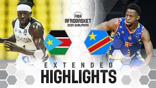 South Sudan 🇲🇱 v Congo DR 🇨🇩 | Extended Highlights | FIBA AfroBasket 2025 Qualifiers